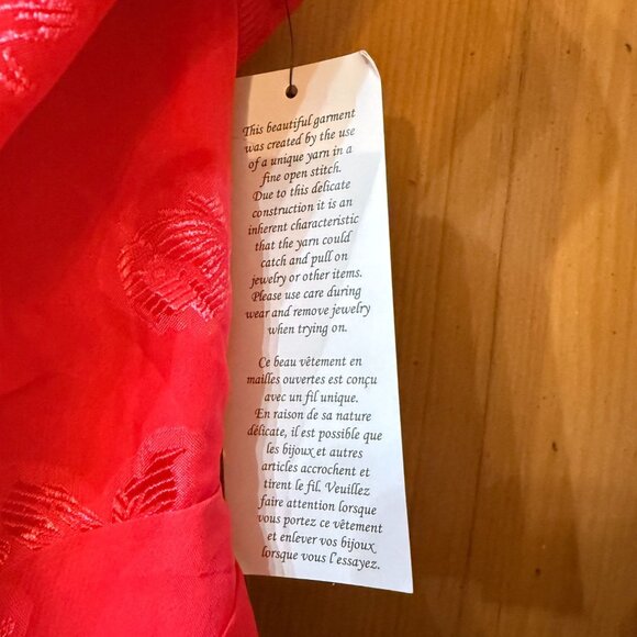 NWT Maggy London "Floral Burnout" Asymmetrical Hem Dress Raspberry Midi Size 18 - Picture 11 of 14